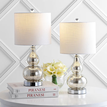 Anya 20.5" Mini Glass LED Table Lamp